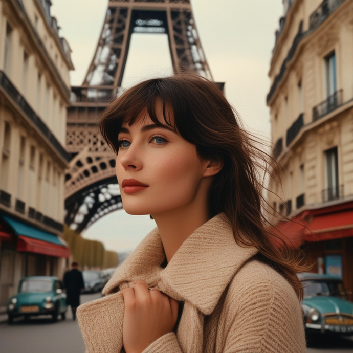 Parisian Romance: A Moment of Wistful Beauty