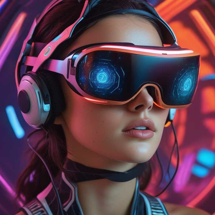 Lost in the Digital Labyrinth: A Cyberpunk Vision