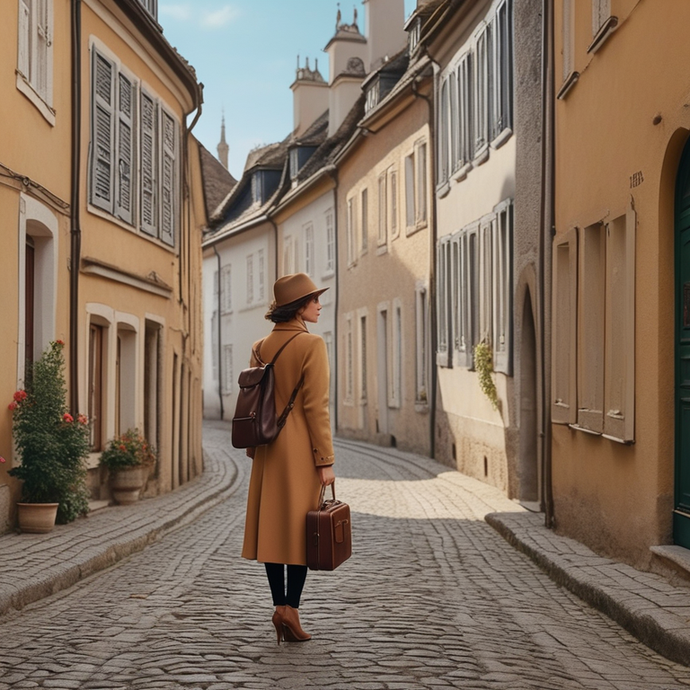 Lost in the Cobblestones: A Woman’s Mysterious Journey