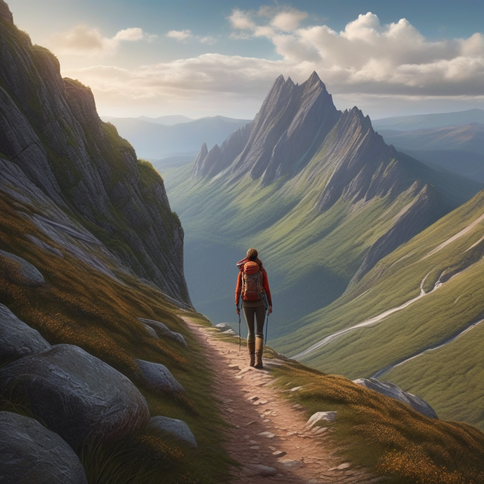 Contemplating the Peaks: A Hiker’s Journey Through Majestic Scenery