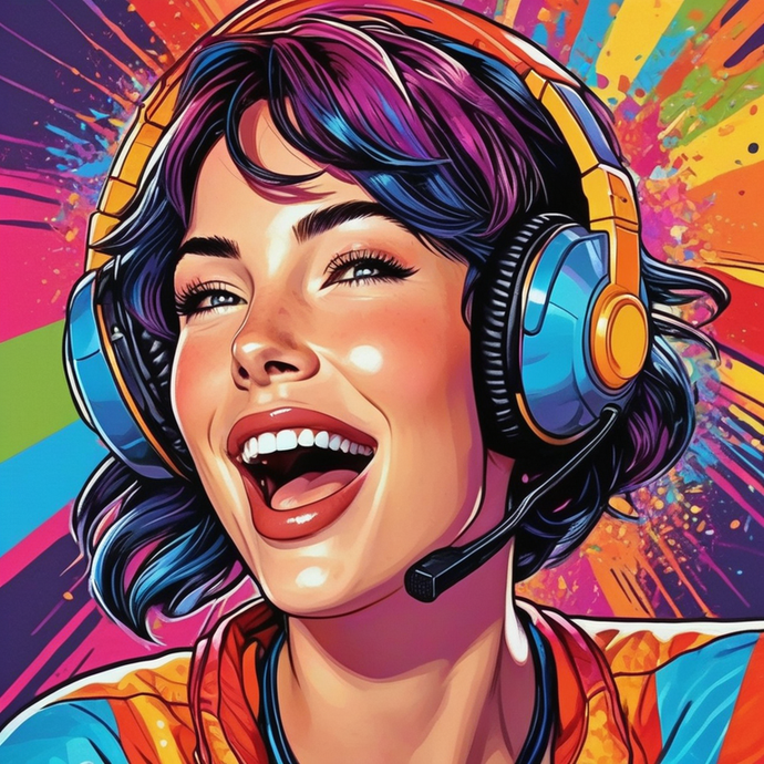 Vibrant Style, Joyful Vibes: A Portrait of Playful Energy