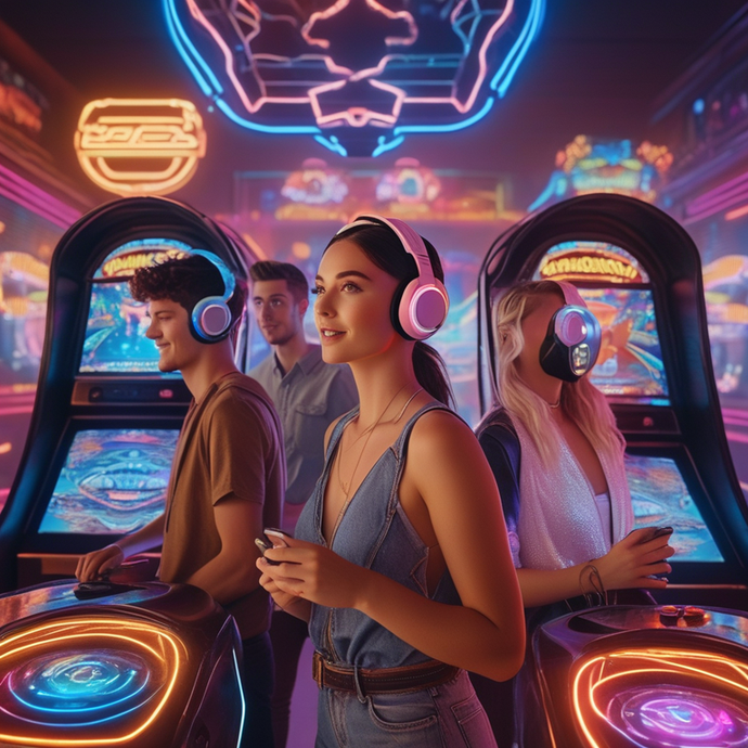 Neon Nights: Arcade Vibes and Youthful Energy