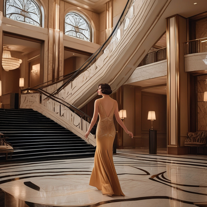 Can AI Capture the Glamour of Art Deco? A Case Study with Scenario