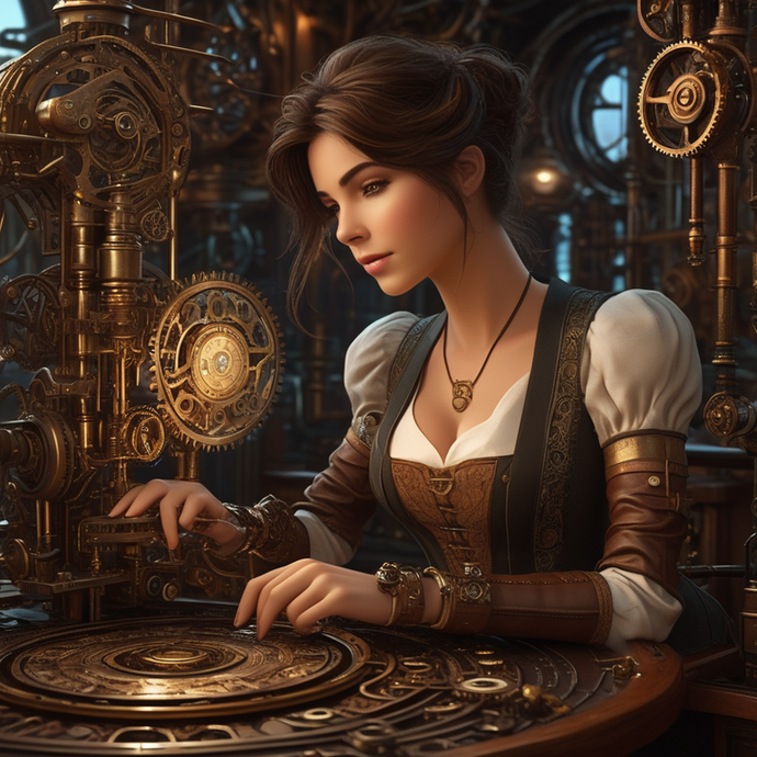 Steampunk Enchantress: A Tale of Gears and Mystery