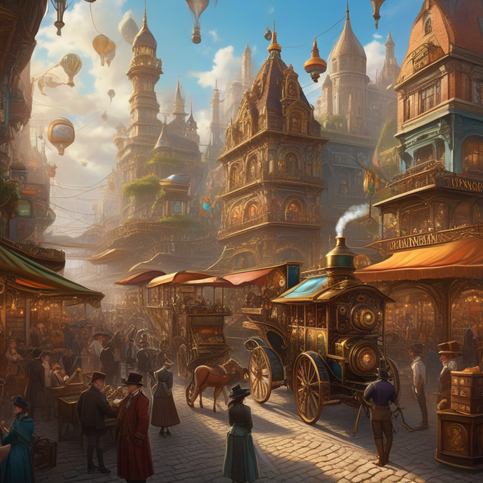 Steampunk City: Where Fantasy Meets Industry