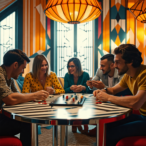 Friends Gather for a Fun-Filled Board Game Night