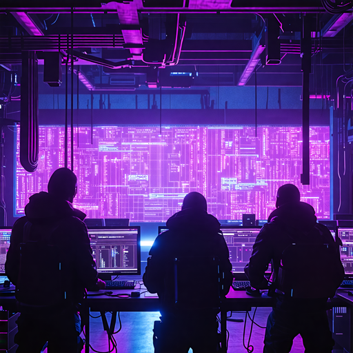 Silhouettes in the Code: A Glimpse into a Futuristic Mystery