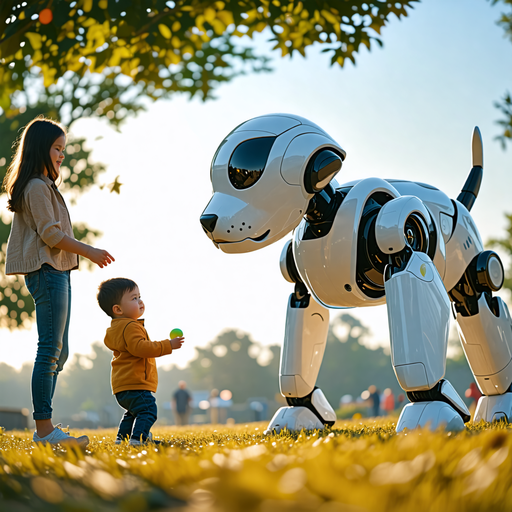 Robot Dog Brings Playful Future to Park