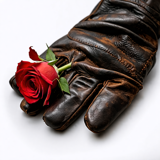 A Rose and a Glove: A Tale of Contrasts