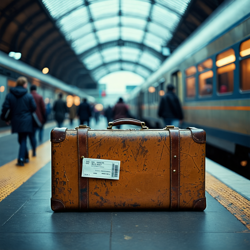 A Vintage Suitcase Awaits Adventure