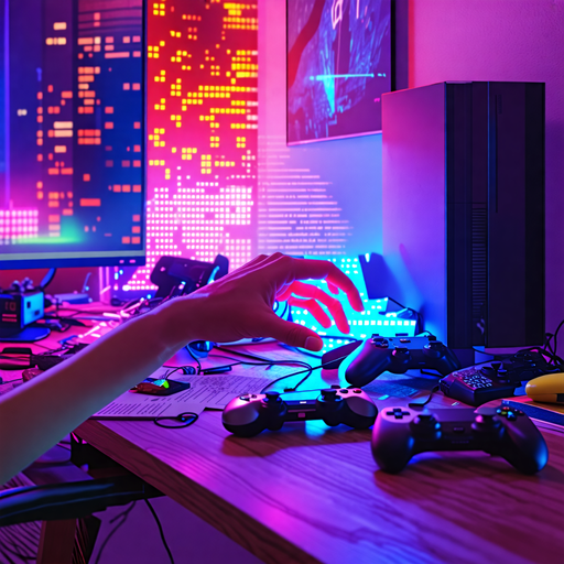 Neon Dreams: A Gamer’s Cyberpunk Oasis