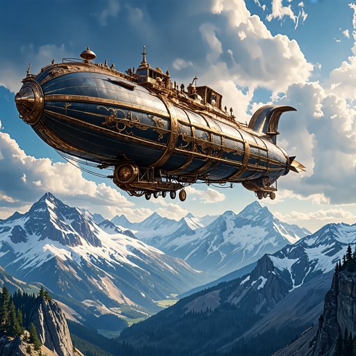 Airship Adventure: Soaring Through a Steampunk Wonderland