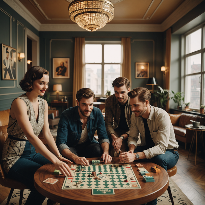 Vintage Vibes and Board Game Fun: A Night In With Friends