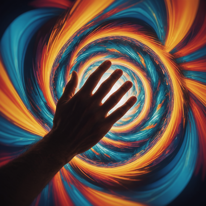 A Hand Reaches into the Cosmic Vortex