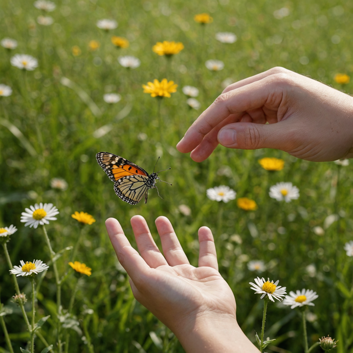 A Butterfly’s Hopeful Flight