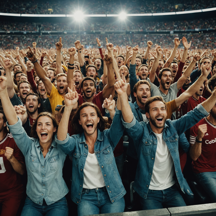 The Thrill of Victory: A Stadium Erupts in Celebration