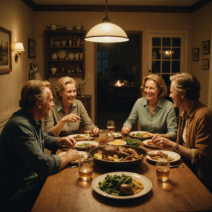 Dinner with Friends: A Night of Laughter and Joy