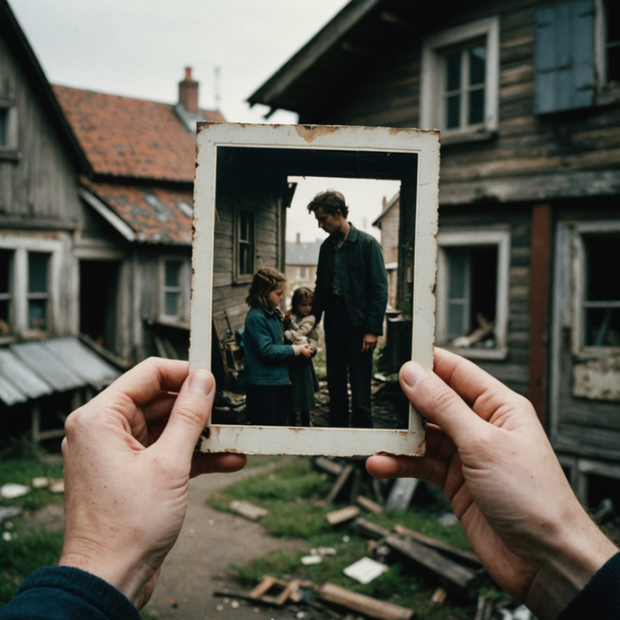 A Glimpse into the Past: A Faded Photograph Evokes Nostalgia