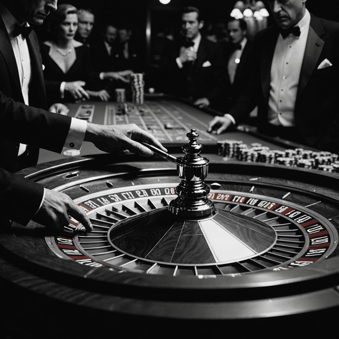 The Spin of Fate: A Moment of Suspense in a Luxurious Casino