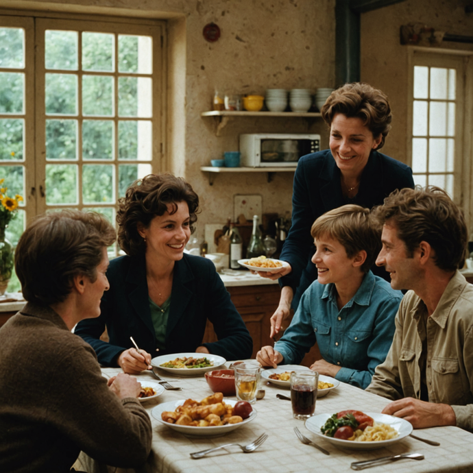 Warmth and Togetherness: A Family Meal