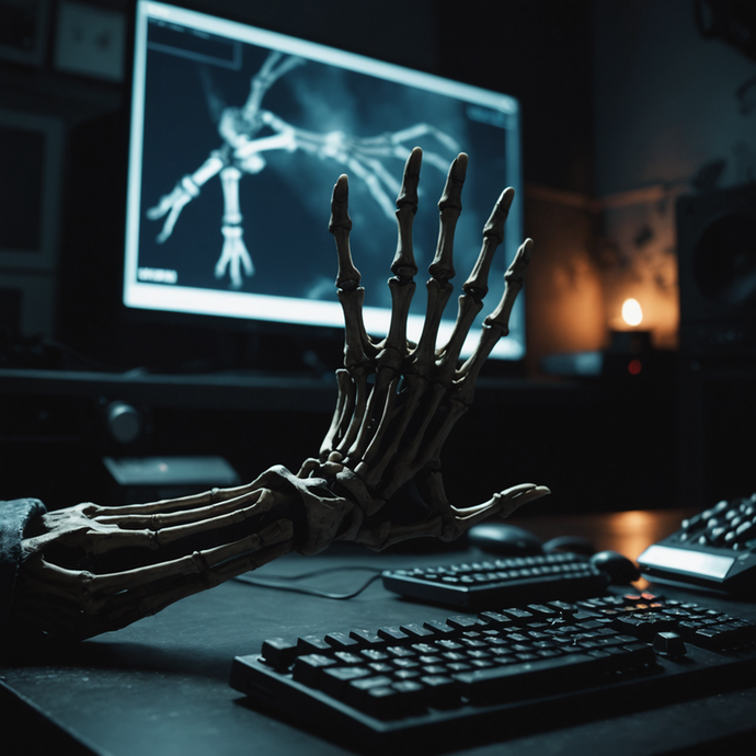 The Skeleton’s Reach: A Chilling Glimpse into the Digital Afterlife