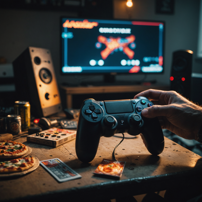 The Focus of the Game: A Gamer’s Hands in Action