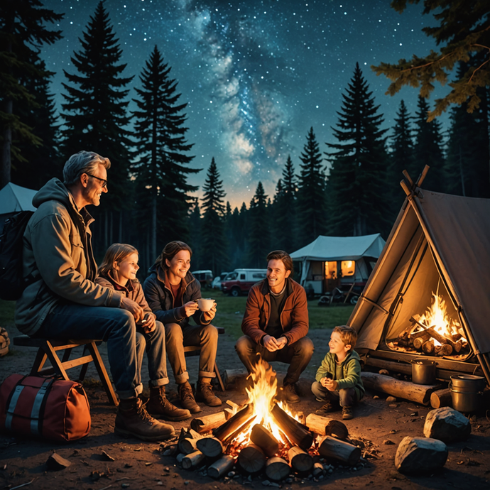 Campfire Nights: A Family’s Cozy Escape Under the Stars