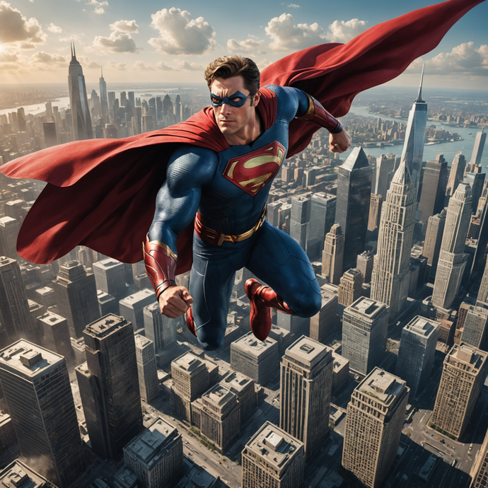 Superman Soars Above a City of Hope