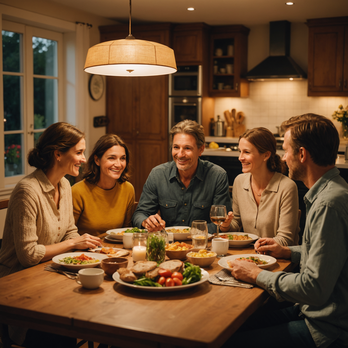 Warmth and Laughter Fill the Kitchen