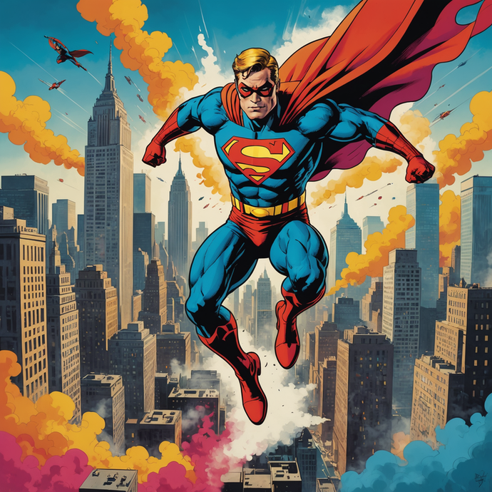 Superman Soars Above the City in Epic Display of Power