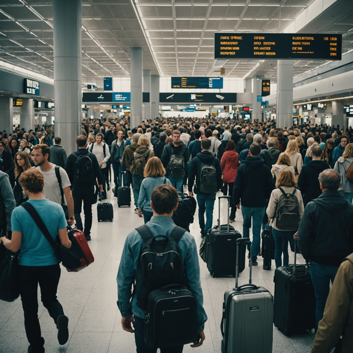 Lost in the Crowd: A Glimpse into the Anonymity of Airport Travel