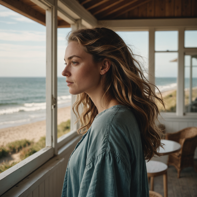 Lost in Thought, Finding Serenity by the Sea