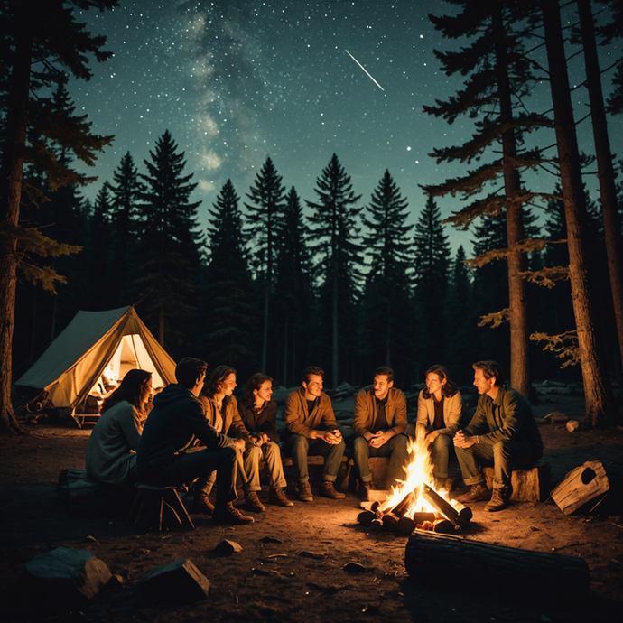 Campfire Tales Under the Milky Way