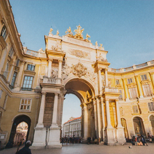 A Majestic Archway Beckons Through Time