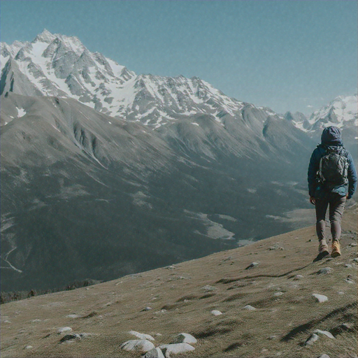 Contemplating the Peaks: A Hiker Finds Solitude in the Mountains