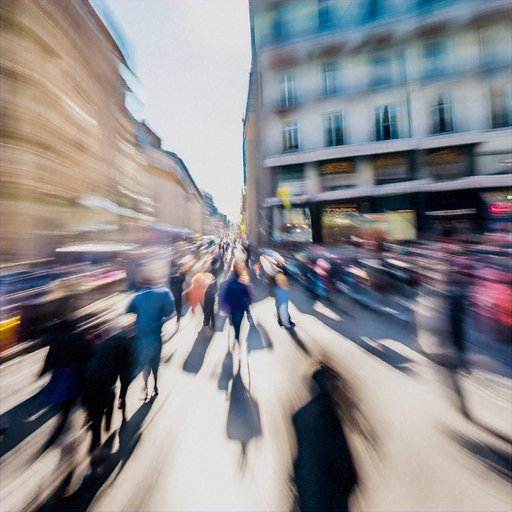 Blurred Motion: Capturing the Energy of Urban Life