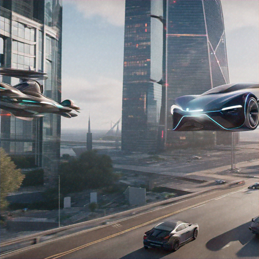 A Glimpse into Tomorrow: Futuristic Cityscape Takes Flight