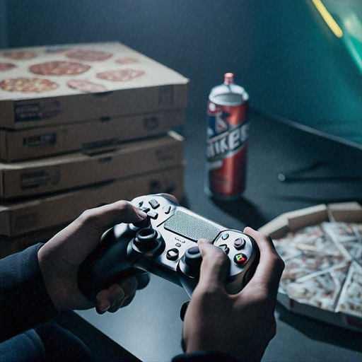 Ready to Level Up: Pizza, Soda, and Game On!