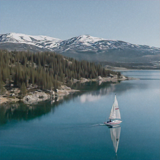 Tranquil Sailboat Serenity