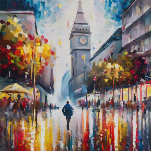 Rainy Cityscape: A Dreamy Escape