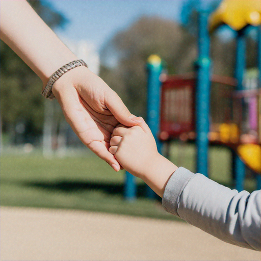 Unbreakable Bond: A Tender Moment at the Playground