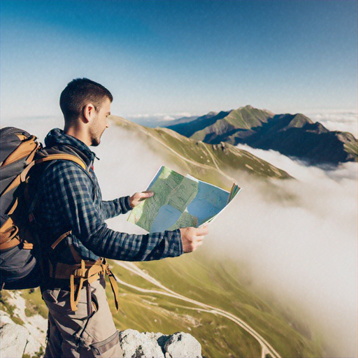 Contemplating the Summit: A Moment of Serenity on the Mountaintop