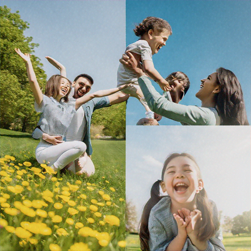 Family Fun in a Field of Sunshine