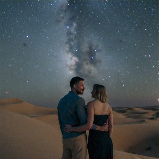 A Stellar Love Story Unfolds Under the Milky Way