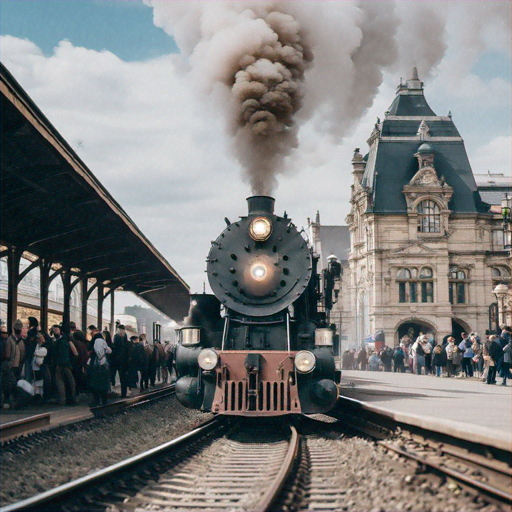 A Blast from the Past: Steam Locomotive Arrives at Grand Station