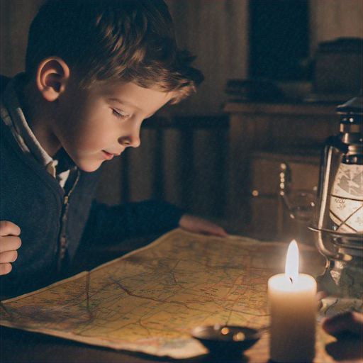 A Boy’s Journey Begins: Candlelight and Adventure