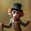 image from /images/topics/tiny-characters/bfl-flux-pro/bfl-flux-pro-tiny-characters-monkey-a.png