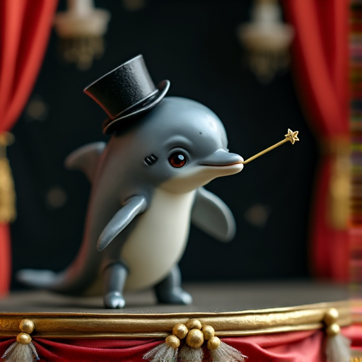 Tuxedoed Elephant Steals the Show with a Whimsical Smile