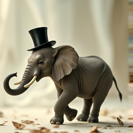 A Toy Elephant’s Whimsical Adventure