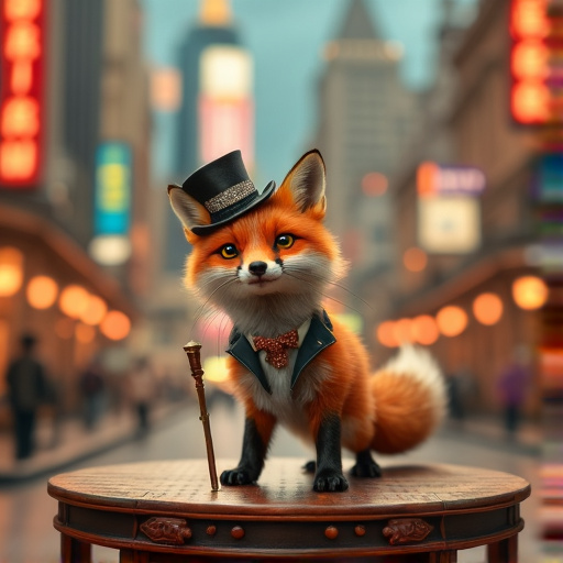 A Dapper Fox Takes on the City